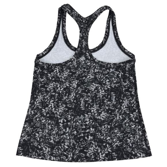 LULULEMON Cool Racerback Tank Top Shorter Length Sz 4 Blossom Overlay Starlight - Picture 5 of 6